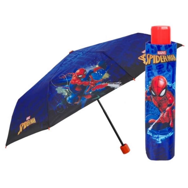 Chlapčenský skladací dáždnik SPIDERMAN, 75396 Chlapčenský skladací dáždnik SPIDERMAN, 75396