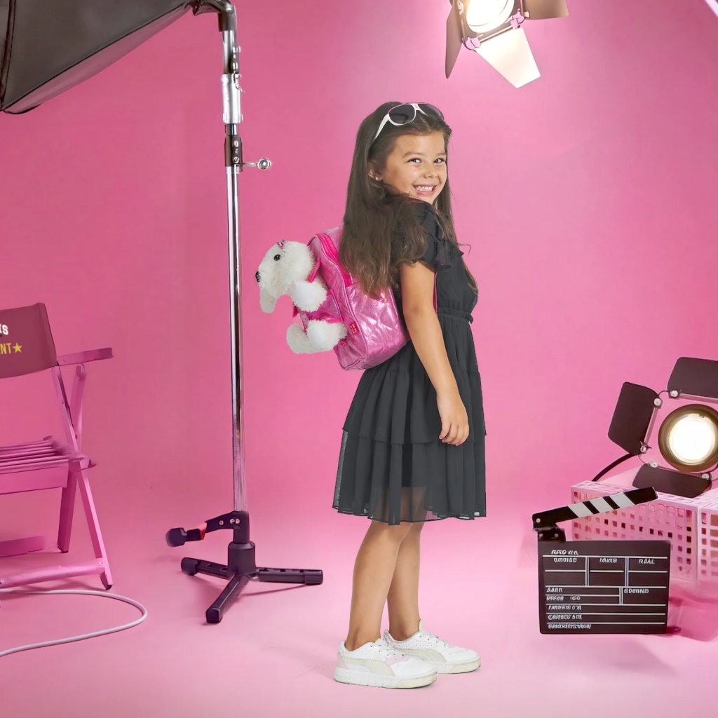 Detský batoh s plyšovým pudlíkom Perletti Toys, 13080