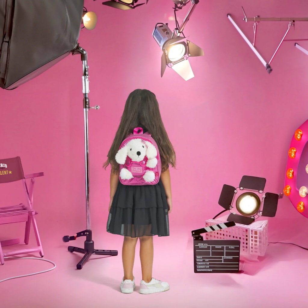 Detský batoh s plyšovým pudlíkom Perletti Toys, 13080