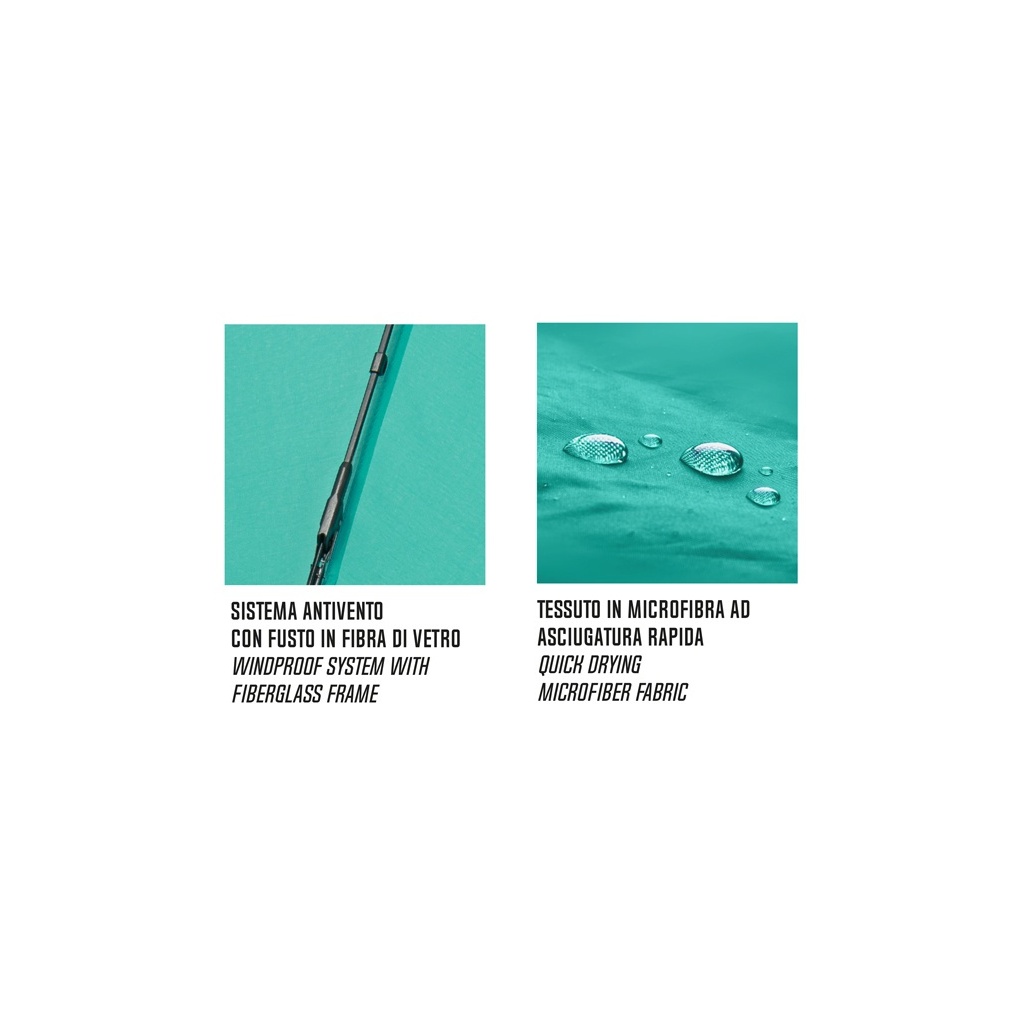 Plnoautomatický skládací deštník PROMOCIONALI/černá, 96009-01