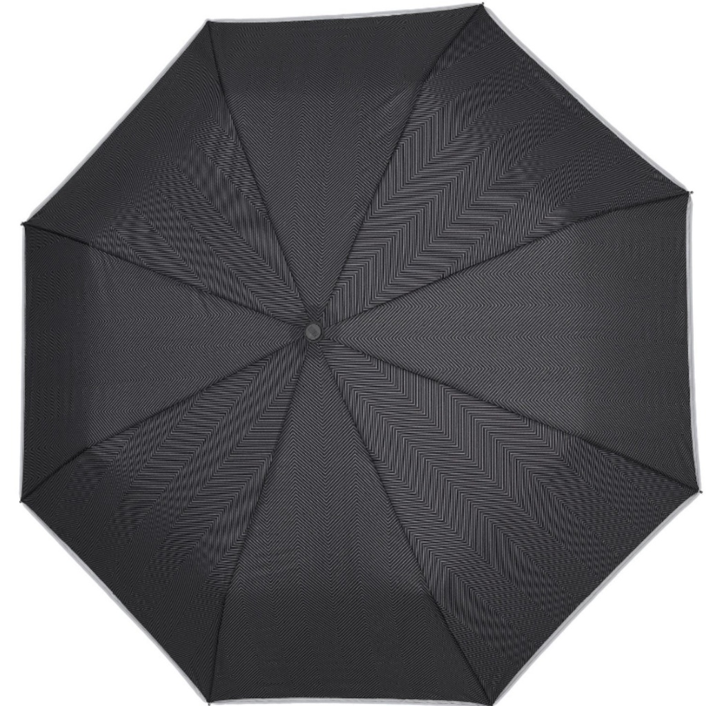 Plnoautomatický skladací dáždnik s reflexným pásom Perletti Technology, 21803