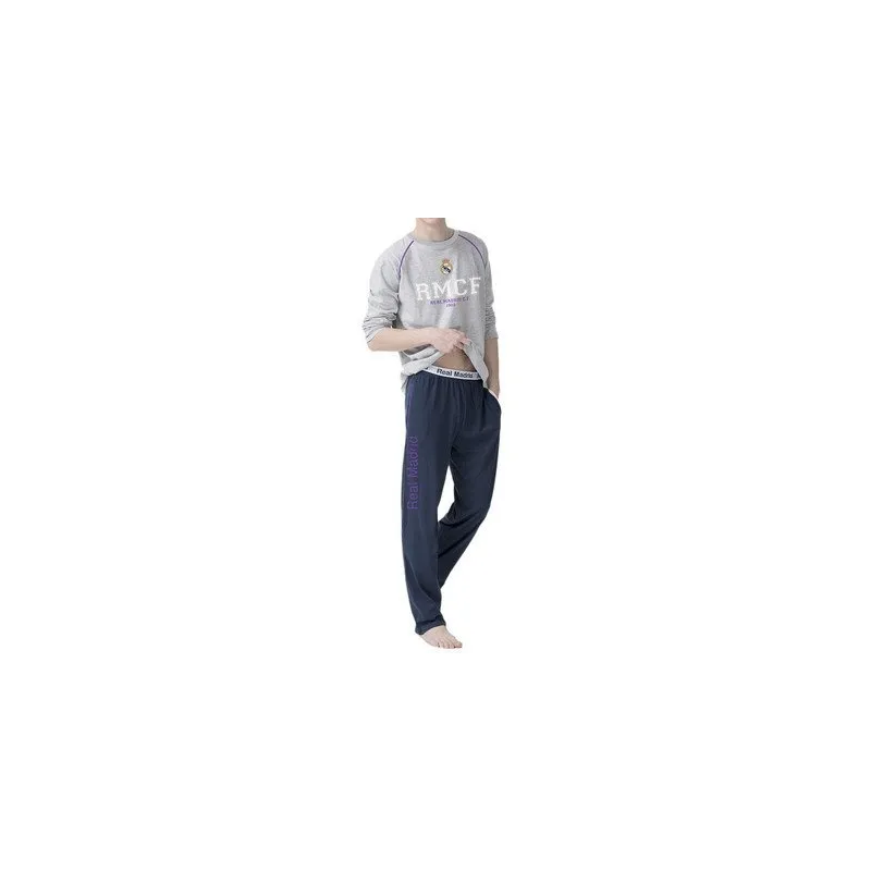 Bavlnené pyžamo / domáci úbor REAL MADRID Grey (RM03119KID) - 6 rokov (116cm)