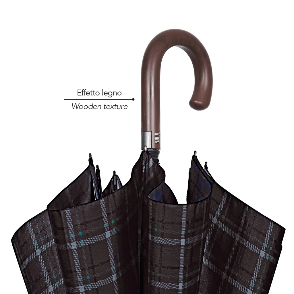 Pánský automatický holový deštník Perletti Technology / modrý, 21790