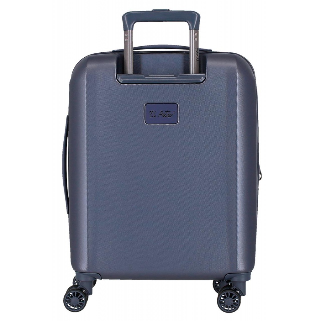 EL POTRO Vera Navy Blue, ABS Cestovní kufr 55x40x20cm, 37L, 5338622 (small exp.)