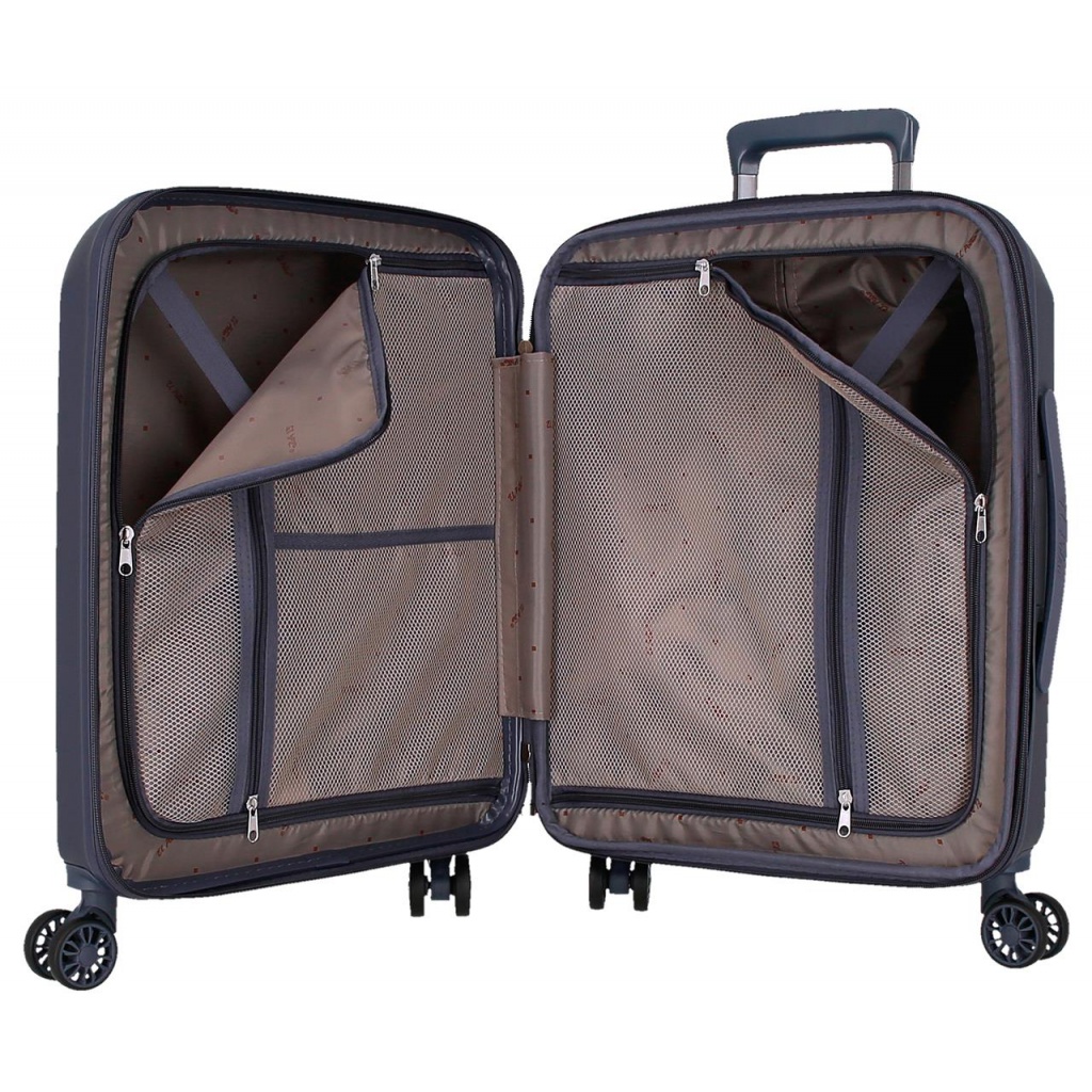 EL POTRO Vera Navy Blue, ABS Cestovný kufor 55x40x20cm, 37L, 5338622 (small exp.)