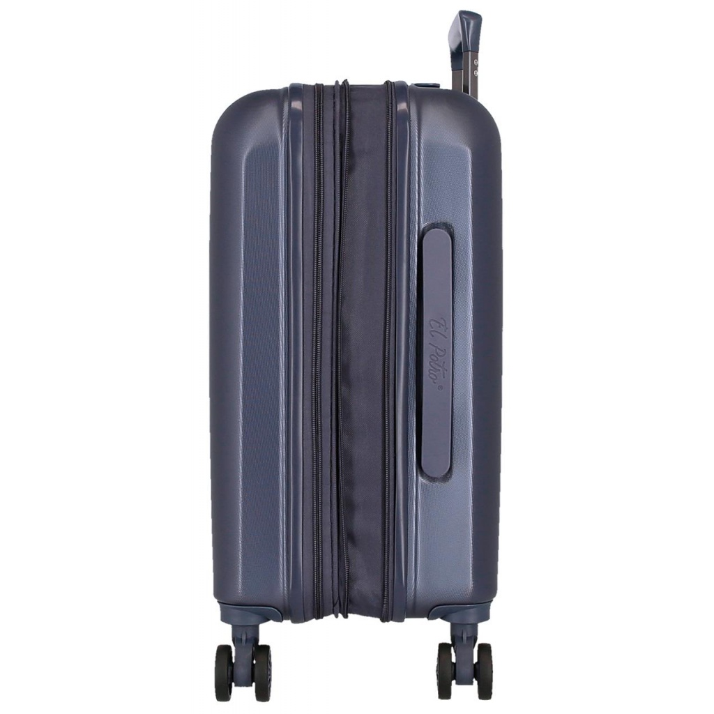 EL POTRO Vera Navy Blue, ABS Cestovný kufor 55x40x20cm, 37L, 5338622 (small exp.)