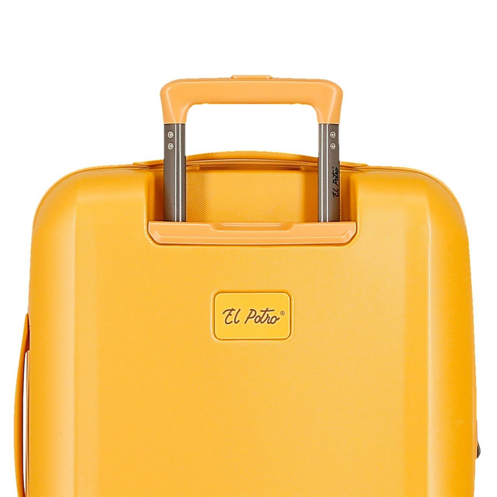EL POTRO Vera Ochre, ABS Cestovní kufr 55x40x20cm, 37L, 5338624 (small exp.)