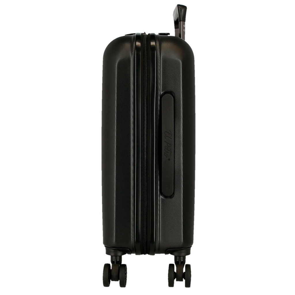 EL POTRO Vera Black, ABS Cestovní kufr 55x40x20cm, 37L, 5338721 (small)