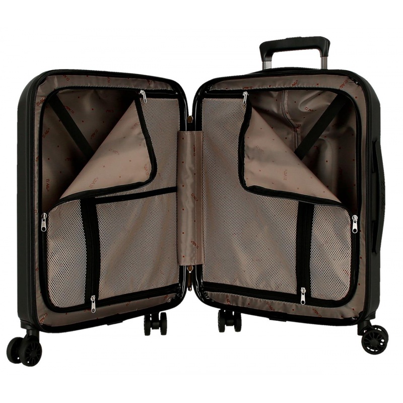 EL POTRO Vera Black, ABS Cestovný kufor 55x40x20cm, 37L, 5338721 (small) EL POTRO Vera Black, ABS Cestovný kufor 55x40x20cm, 37L, 5338721 (small)