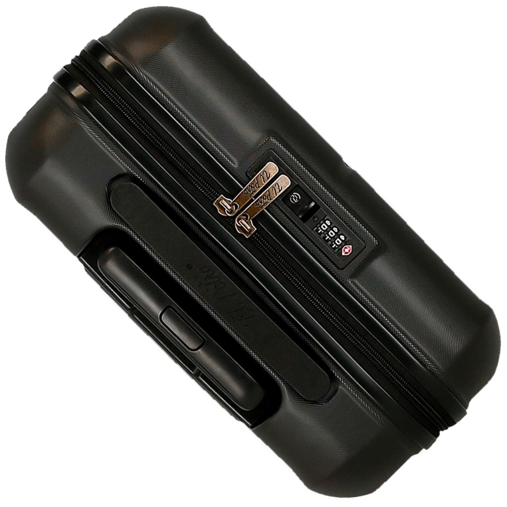 EL POTRO Vera Black, ABS Cestovní kufr 55x40x20cm, 37L, 5338721 (small)