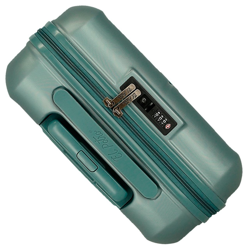 EL POTRO Vera Green, ABS Cestovní kufr 55x40x20cm, 37L, 5338723 (small)