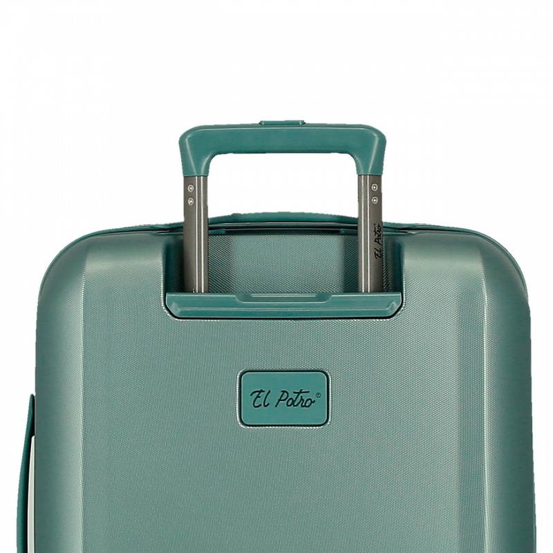 EL POTRO Vera Green, ABS Cestovný kufor 55x40x20cm, 37L, 5338723 (small) EL POTRO Vera Green, ABS Cestovný kufor 55x40x20cm, 37L, 5338723 (small)