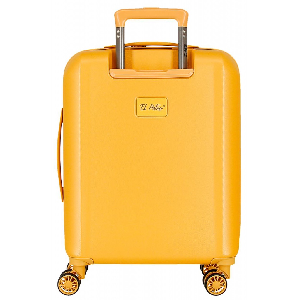EL POTRO Vera Ochre, ABS Cestovný kufor 55x40x20cm, 37L, 5338724 (small)
