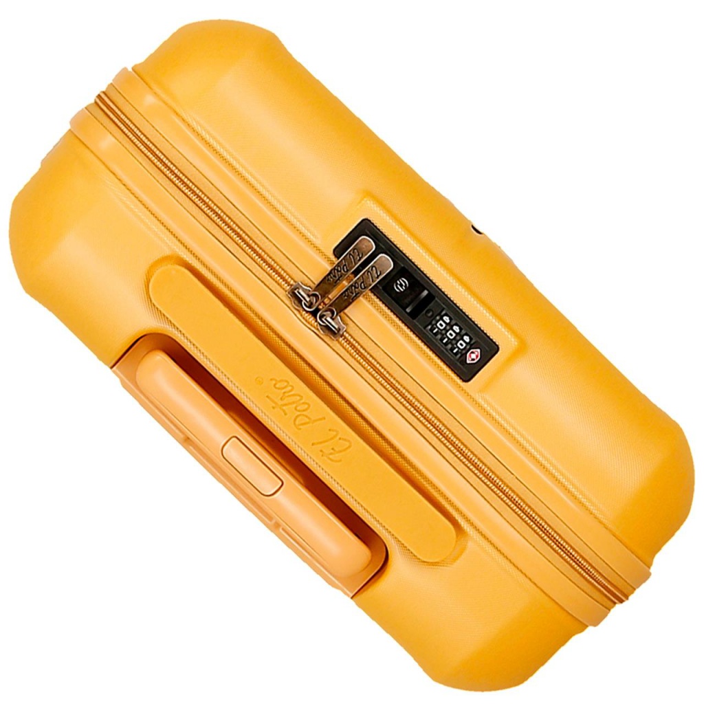 EL POTRO Vera Ochre, ABS Cestovný kufor 55x40x20cm, 37L, 5338724 (small)