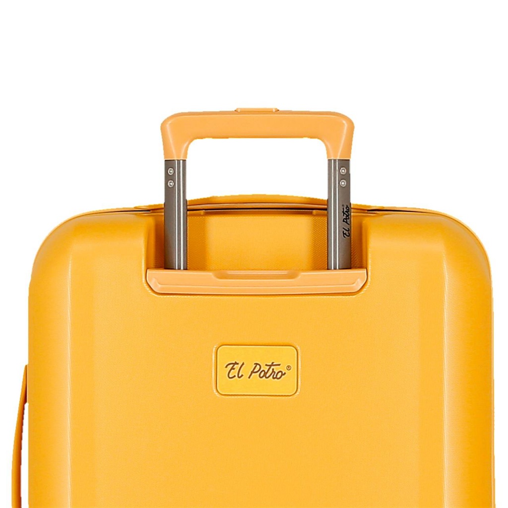 EL POTRO Vera Ochre, ABS Cestovný kufor 55x40x20cm, 37L, 5338724 (small)