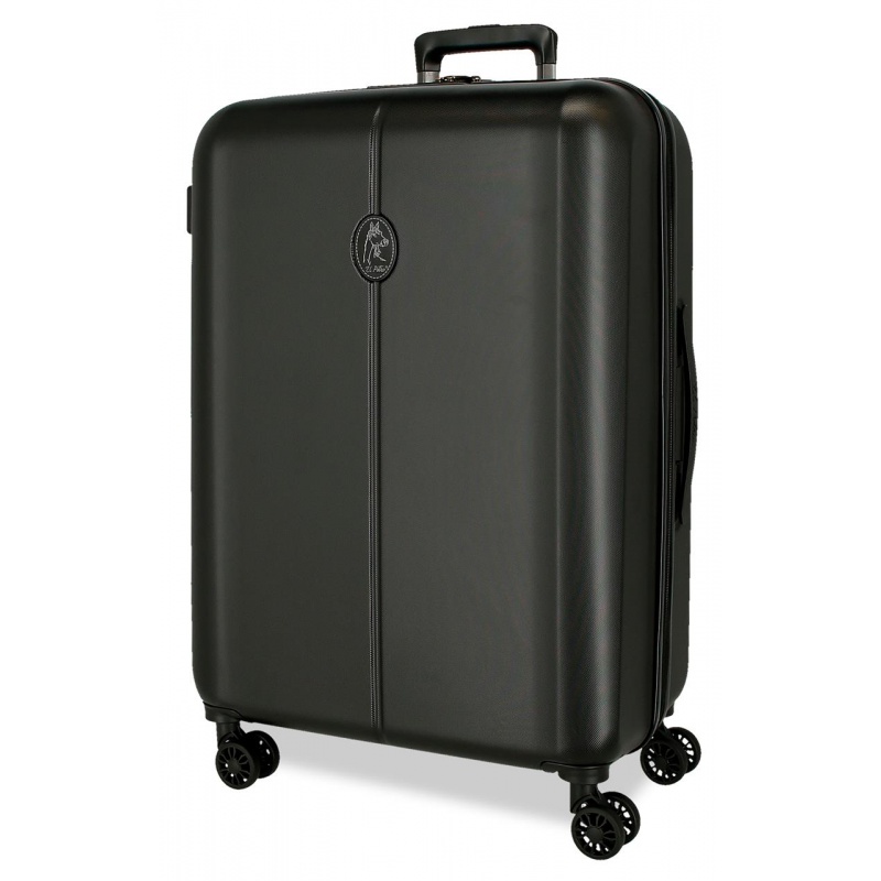 EL POTRO Vera Black, ABS Cestovný kufor 72x49x29cm, 81L, 5338821 (medium exp.) EL POTRO Vera Black, ABS Cestovný kufor 72x49x29cm, 81L, 5338821 (medium exp.)
