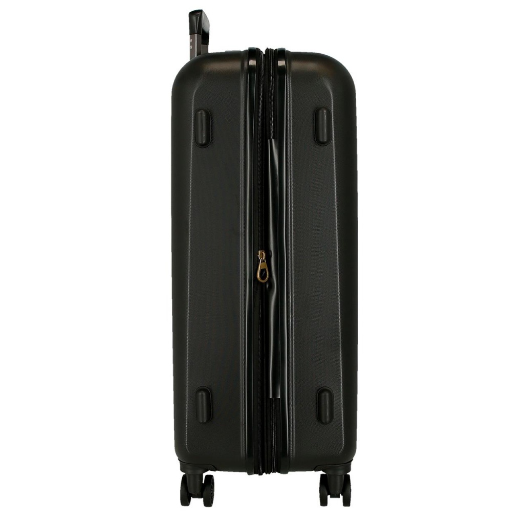 EL POTRO Vera Black, ABS Cestovní kufr 72x49x29cm, 81L, 5338821 (medium exp.)