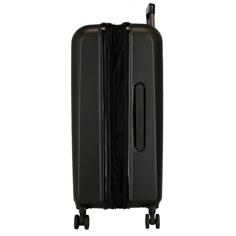 EL POTRO Vera Black, ABS Cestovný kufor 72x49x29cm, 81L, 5338821 (medium exp.) EL POTRO Vera Black, ABS Cestovný kufor 72x49x29cm, 81L, 5338821 (medium exp.)