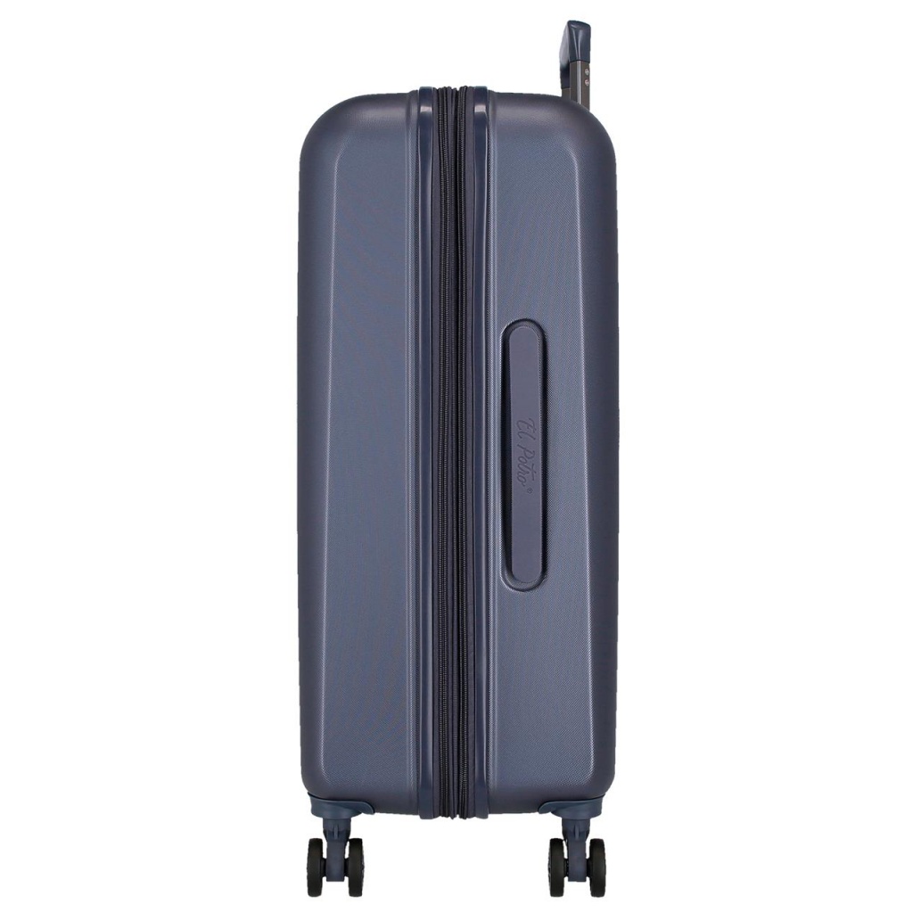 EL POTRO Vera Navy Blue – cestovný kufor ABS, 81 l, rozšíriteľný