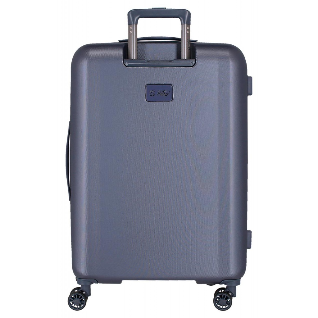 EL POTRO Vera Navy Blue, ABS Cestovní kufr 72x49x29cm, 81L, 5338822 (medium exp.)