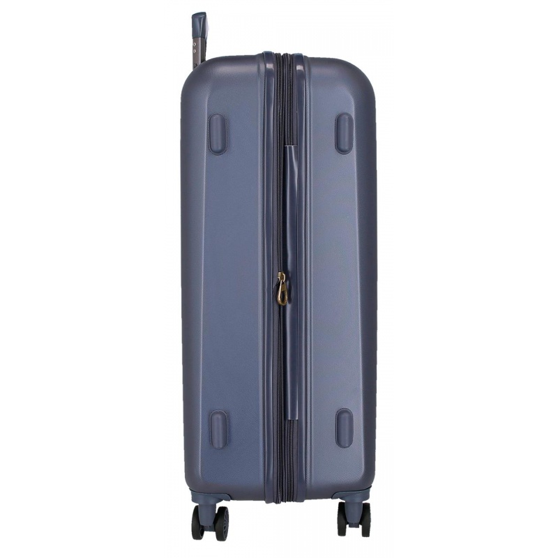 EL POTRO Vera Navy Blue, ABS Cestovný kufor 72x49x29cm, 81L, 5338822 (medium exp.)