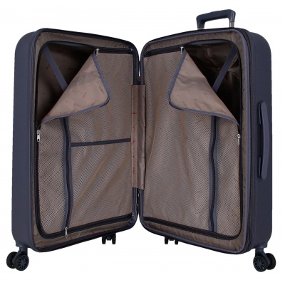 EL POTRO Vera Navy Blue, ABS Cestovní kufr 72x49x29cm, 81L, 5338822 (medium exp.) EL POTRO Vera Navy Blue, ABS Cestovní kufr 72x49x29cm, 81L, 5338822 (medium exp.)