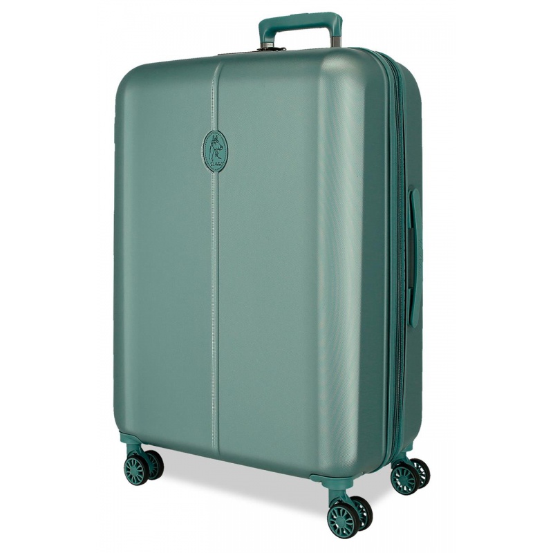 EL POTRO Vera Green, ABS Cestovný kufor 72x49x29cm, 81L, 5338823 (medium exp.) EL POTRO Vera Green, ABS Cestovný kufor 72x49x29cm, 81L, 5338823 (medium exp.)