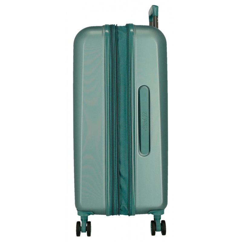 EL POTRO Vera Green, ABS Cestovný kufor 72x49x29cm, 81L, 5338823 (medium exp.) EL POTRO Vera Green, ABS Cestovný kufor 72x49x29cm, 81L, 5338823 (medium exp.)