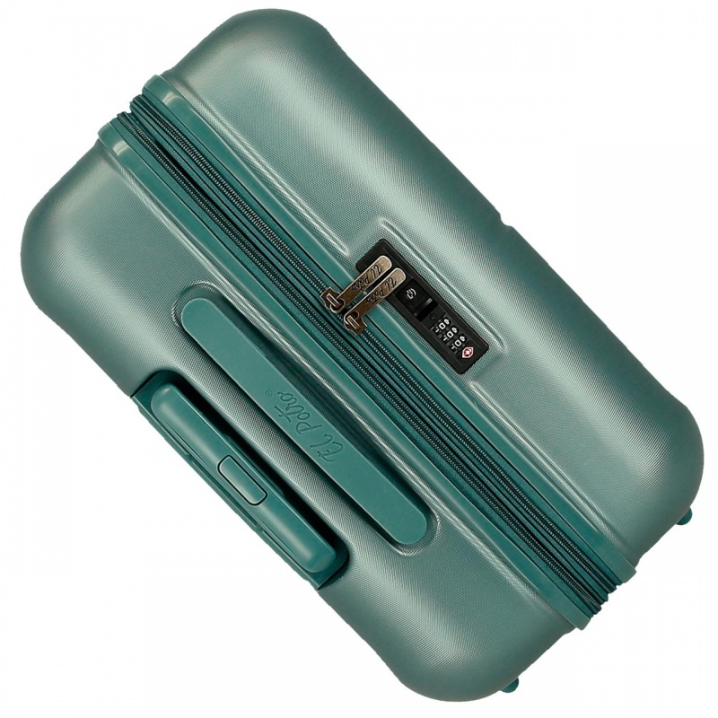 EL POTRO Vera Green, ABS Cestovný kufor 72x49x29cm, 81L, 5338823 (medium exp.) EL POTRO Vera Green, ABS Cestovný kufor 72x49x29cm, 81L, 5338823 (medium exp.)