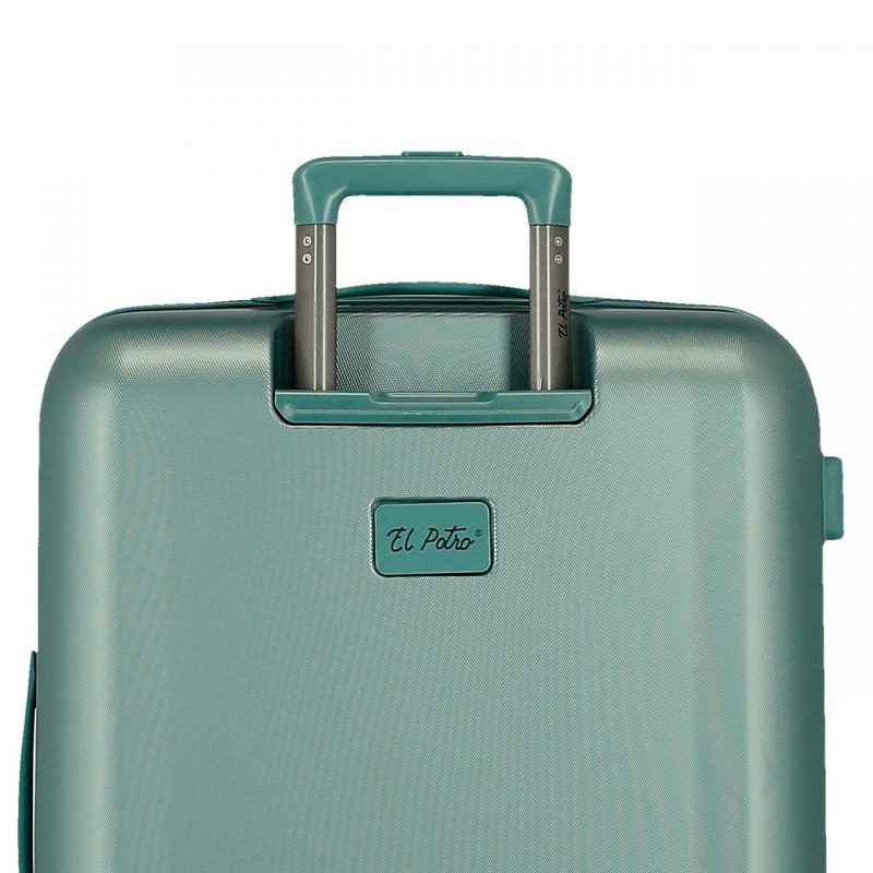 EL POTRO Vera Green, ABS Cestovný kufor 72x49x29cm, 81L, 5338823 (medium exp.) EL POTRO Vera Green, ABS Cestovný kufor 72x49x29cm, 81L, 5338823 (medium exp.)