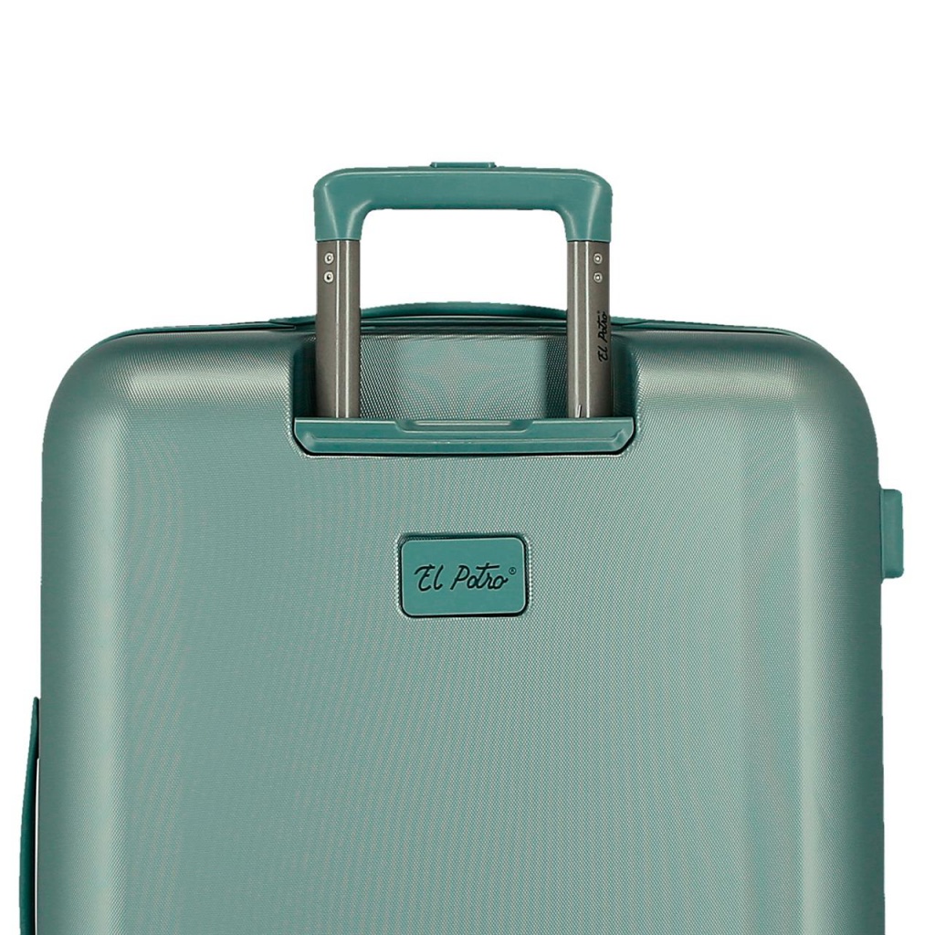 EL POTRO Vera Green, ABS Cestovní kufr 72x49x29cm, 81L, 5338823 (medium exp.)