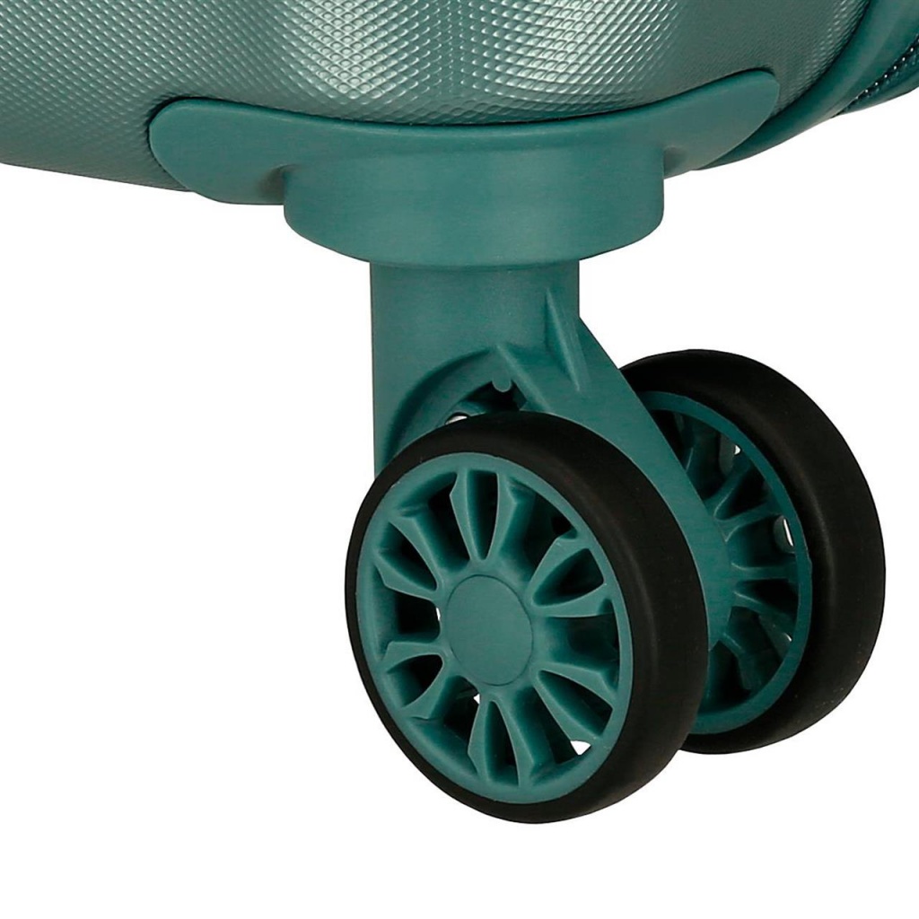 EL POTRO Vera Green – cestovný kufor ABS, 81 l, rozšíriteľný