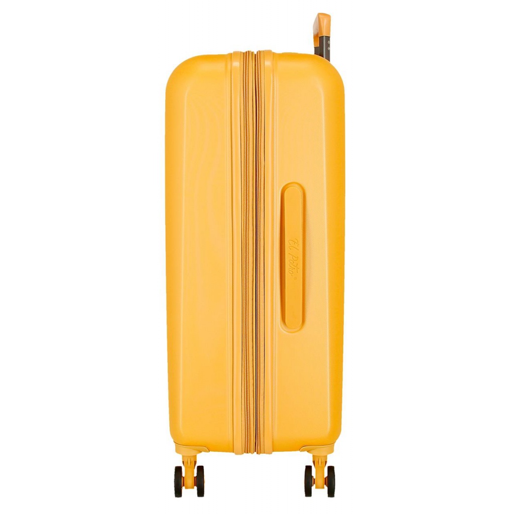 EL POTRO Vera Ochre, ABS Cestovní kufr 72x49x29cm, 81L, 5338824 (medium exp.)