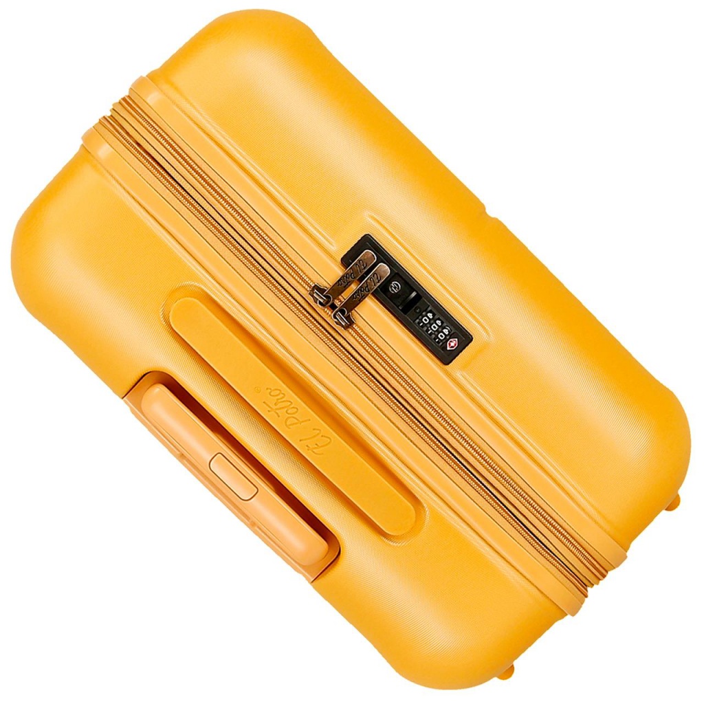 EL POTRO Vera Ochre – cestovný kufor ABS, 81 l, rozšíriteľný