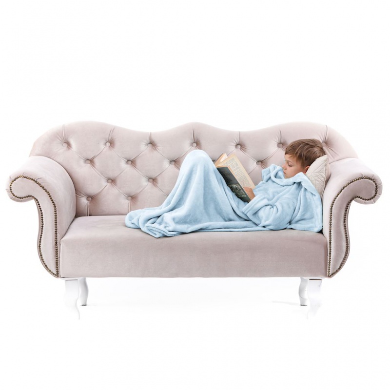 DecoKing, Dětská TV deka Lazy Kids 90x105 - světle modrá DecoKing, Dětská TV deka Lazy Kids 90x105 - světle modrá
