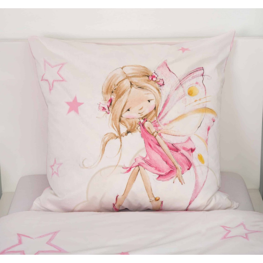 HERDING Oboustranné bavlněné povlečení MALÁ VÍLA, 140/200+70/90