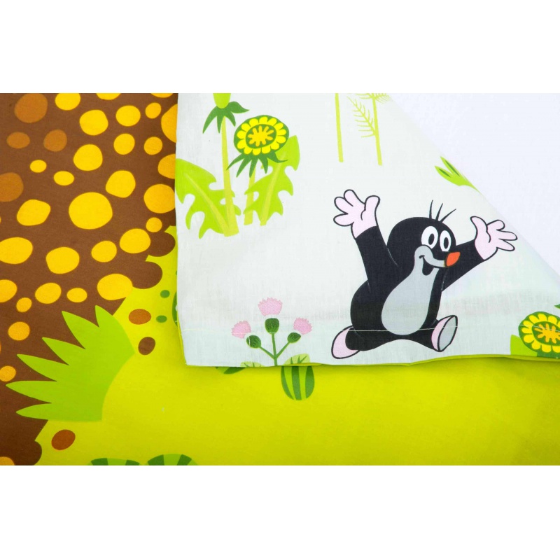 Detské flanelové obliečky KRTKO 100×135 – mäkké hrejivé obliečky do postieľky | Herding