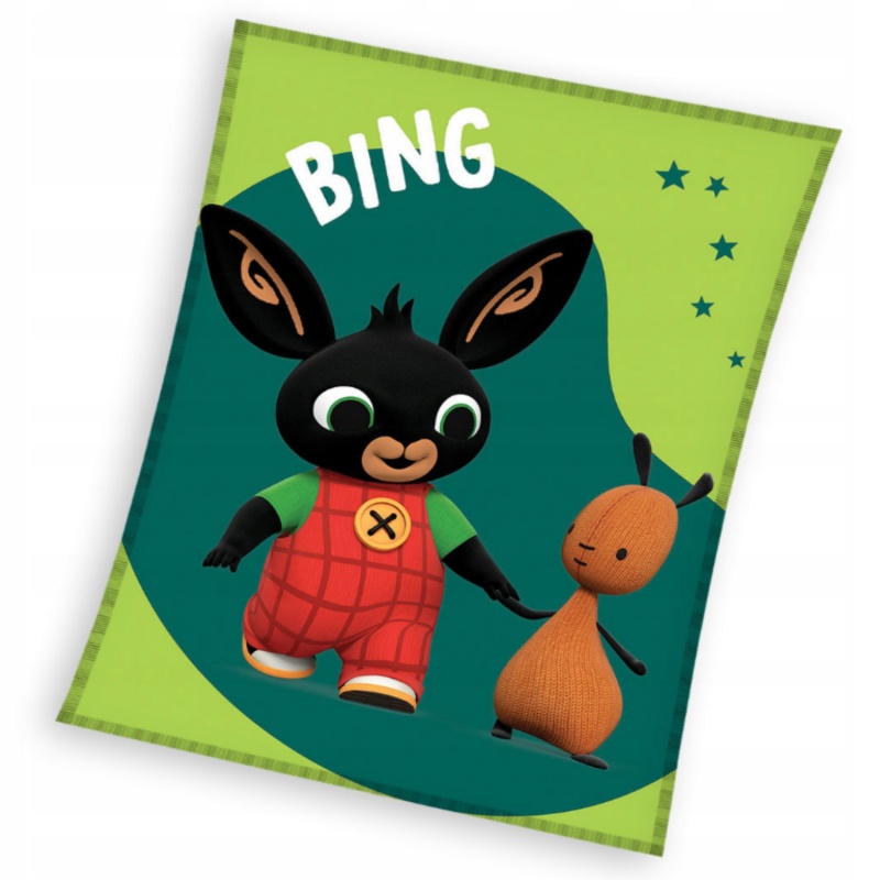 Mikroplyšová deka Zajíček Bing Coral, BING231001B