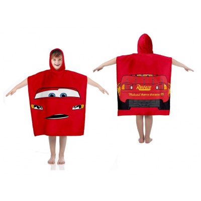 Bavlnené pončo 55/110cm Carbotex DISNEY CARS, CR211110