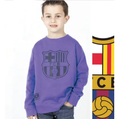 Chlapecká bavlněná mikina FC BARCELONA Violet (BC06532)