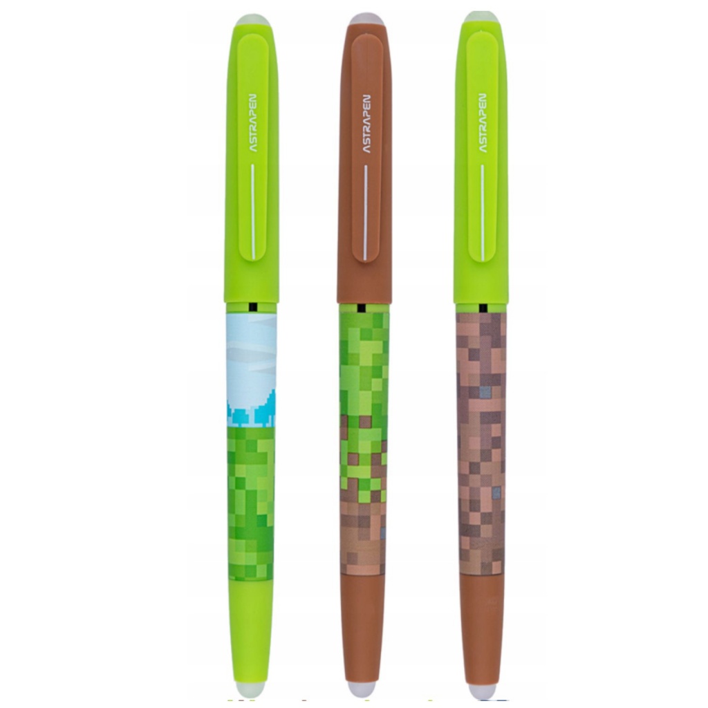 Gumovateľné pero OOPS! Pixel One, 0,6mm, modré, stojan, mix farieb, 201023013