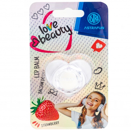 Balzám na rty AstraFUN Heart, jahodový, 712024002