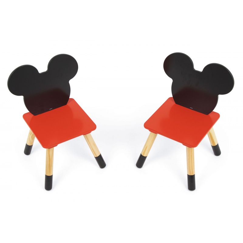 Detský drevený stolík + 2 stoličky Mickey Mouse Iconic – štýlový set pre detskú izbu Detský drevený stolík + 2 stoličky Mickey Mouse Iconic – štýlový set pre detskú izbu