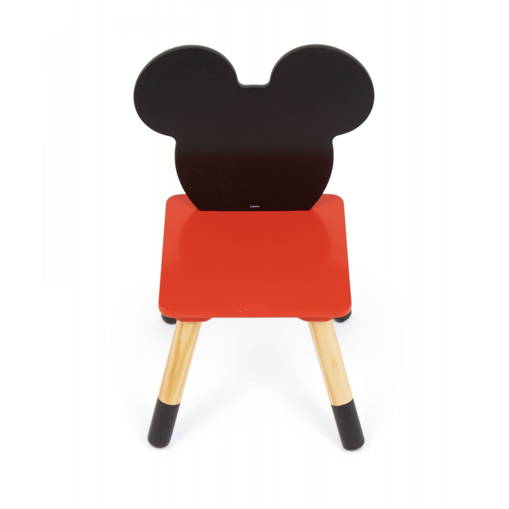 Detský drevený stolík + 2 stoličky Mickey Mouse Iconic – štýlový set pre detskú izbu