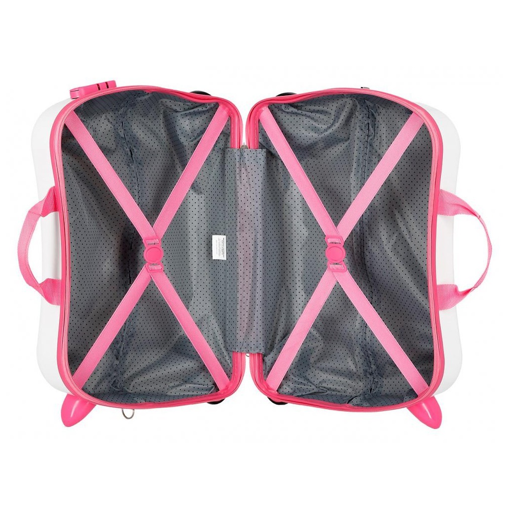 Detský cestovný kufor / odrážadlo ENJOY AND SMILE, 34L – Štýlový kufor pre deti