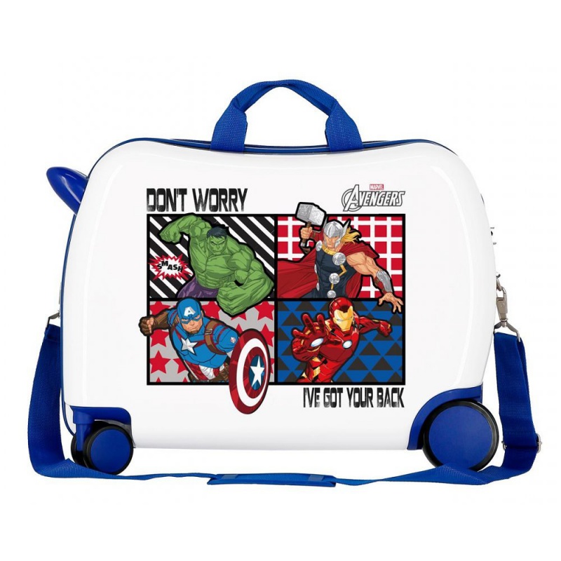 Dětský cestovní kufr na kolečkách / odrážedlo AVENGERS ALL, 34L, 2479861 Dětský cestovní kufr na kolečkách / odrážedlo AVENGERS ALL, 34L, 2479861
