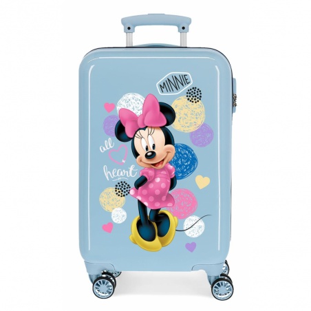 Luxusný detský ABS cestovný kufor MINNIE MOUSE Love, 55x34x20cm, 32L, 2051423