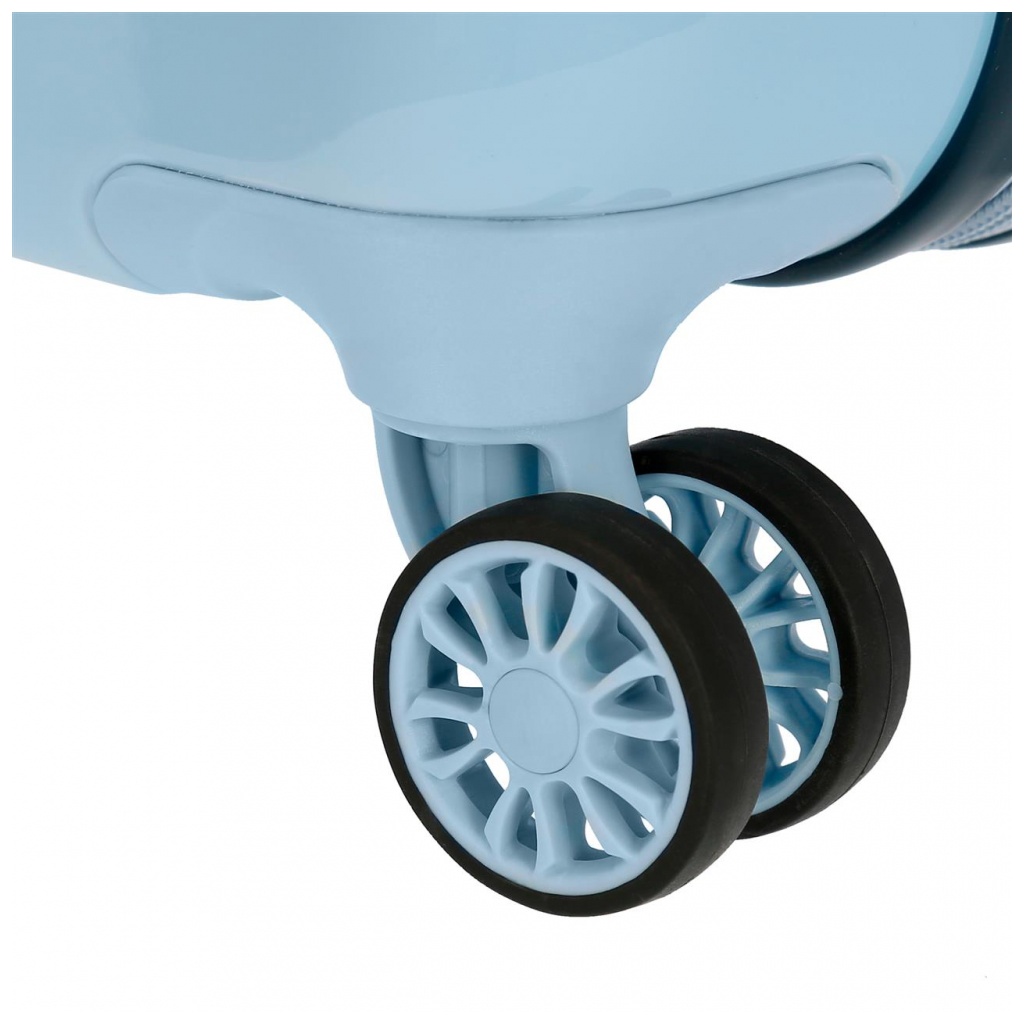 Luxusný detský kufor MINNIE MOUSE Love – 32L, škrupinový kufor s číselným zámkom a 360° kolieskami