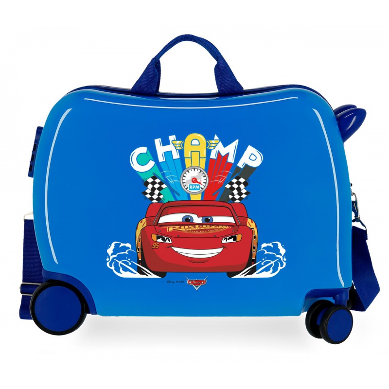 Detský cestovný kufor na kolieskach / odrážadlo DISNEY CARS Blue, 2049823 Detský cestovný kufor na kolieskach / odrážadlo DISNEY CARS Blue, 2049823