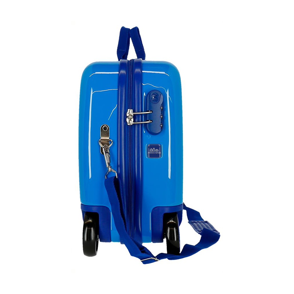 Detský kufor / odrážadlo DISNEY CARS Blue – Kufor na kolieskach pre deti